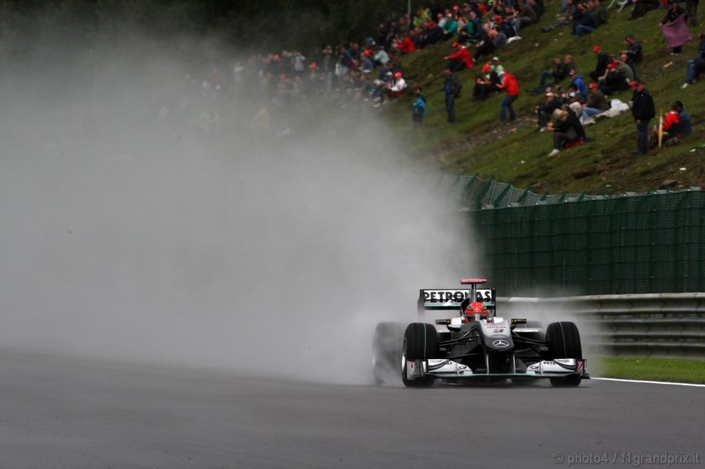 GP Belgio, Prove Libere 2, Venerdi', Michael Schumacher (GER), Mercedes GP  F1 Team, MGP W01 