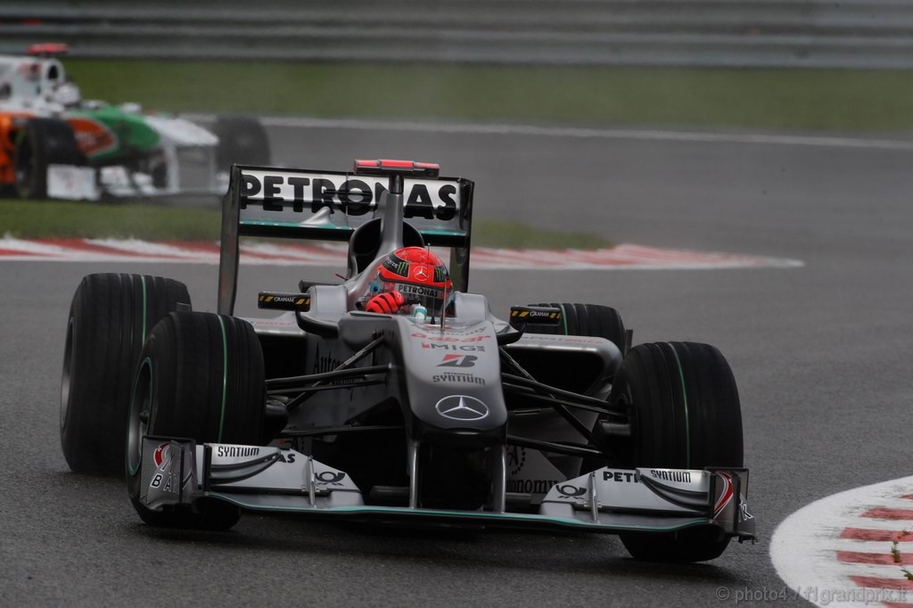 GP Belgio, Prove Libere 2, Venerdi', Michael Schumacher (GER), Mercedes GP  F1 Team, MGP W01 