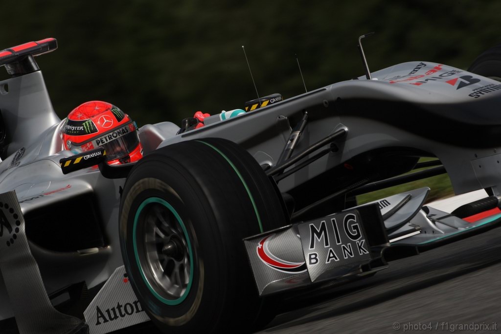 GP Belgio, Prove Libere 2, Venerdi', Michael Schumacher (GER), Mercedes GP  F1 Team, MGP W01 