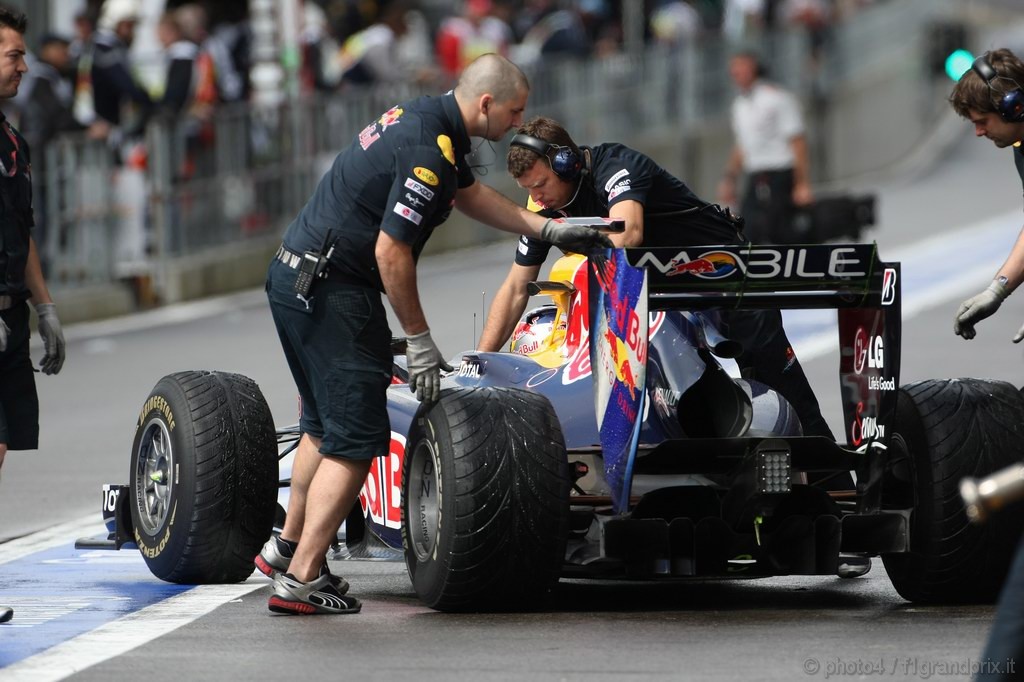 GP Belgio, Prove Libere 2, Venerdi', Sebastian Vettel (GER), Red Bull Racing, RB6 