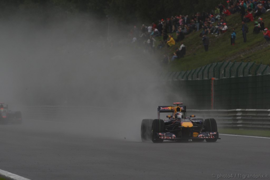 GP Belgio, Prove Libere 2, Venerdi', Sebastian Vettel (GER), Red Bull Racing, RB6 
