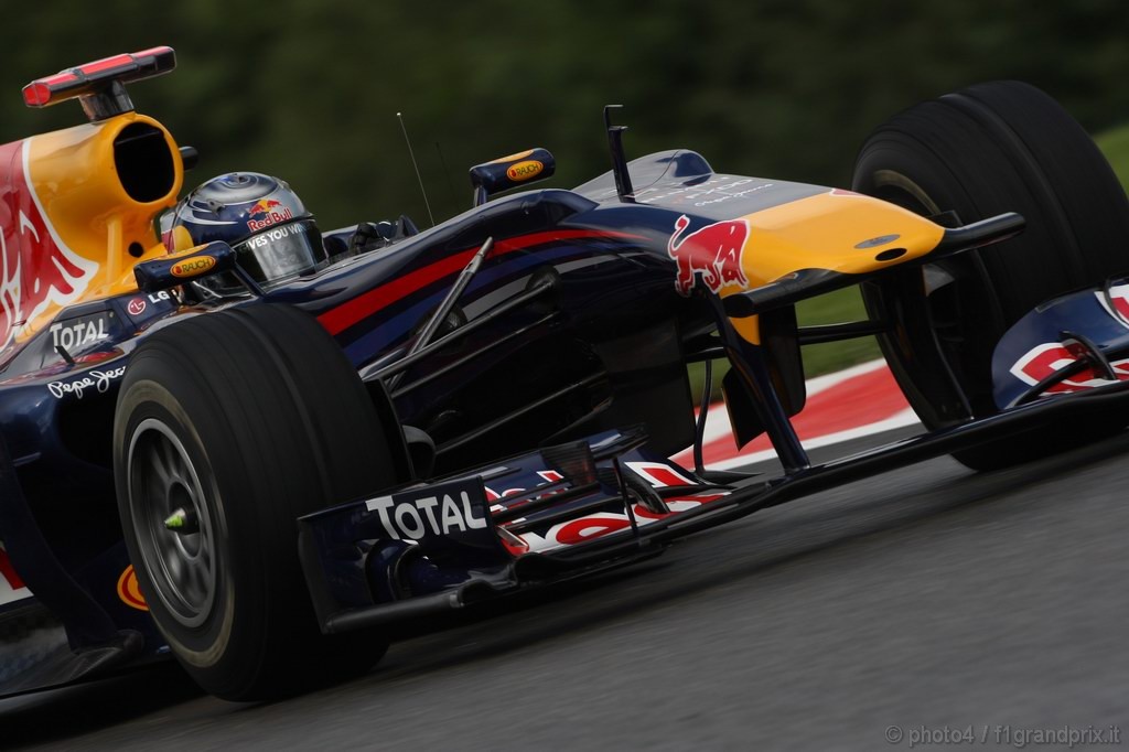 GP Belgio, Prove Libere 2, Venerdi', Sebastian Vettel (GER), Red Bull Racing, RB6 