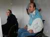 GP Belgio, Venerdi', Sir Frank Williams(gbr),Team Principal Williams F1 Team e Philippe Streiff (FRA), Ex F1 driver