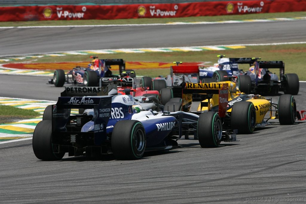 GP Brasile, Gara, Rubens Barrichello (BRA), Williams, FW32 