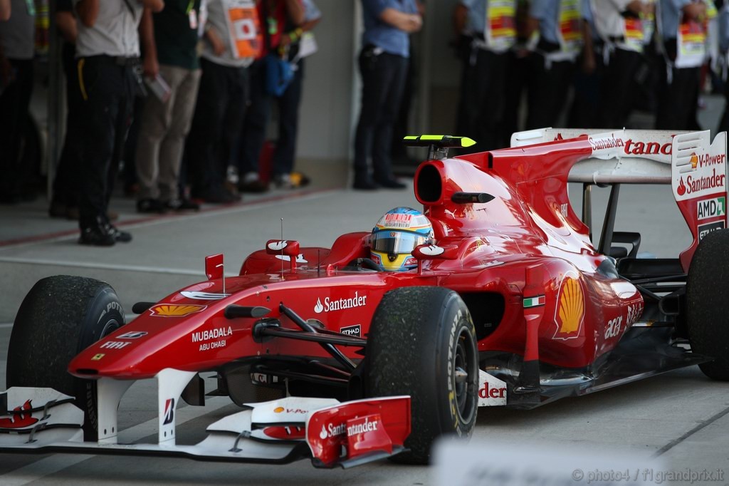 GP Brasile, Gara, Fernando Alonso (ESP), Ferrari, F10 terzo 