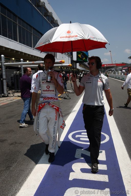 GP Brasile, Gara, Jenson Button (GBR), McLaren  Mercedes, MP4-25 