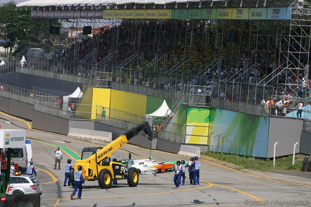 GP Brasile, Gara, Vitantonio Liuzzi (ITA), Force India F1 Team, VJM03 