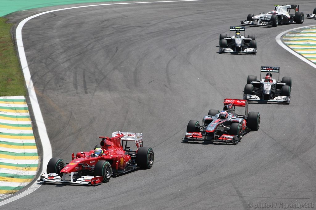 GP Brasile, Gara, Felipe Massa (BRA), Ferrari, F10 