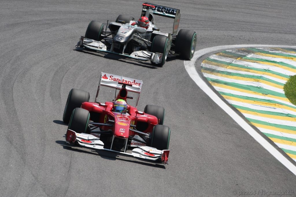 GP Brasile, Gara, Felipe Massa (BRA), Ferrari, F10 