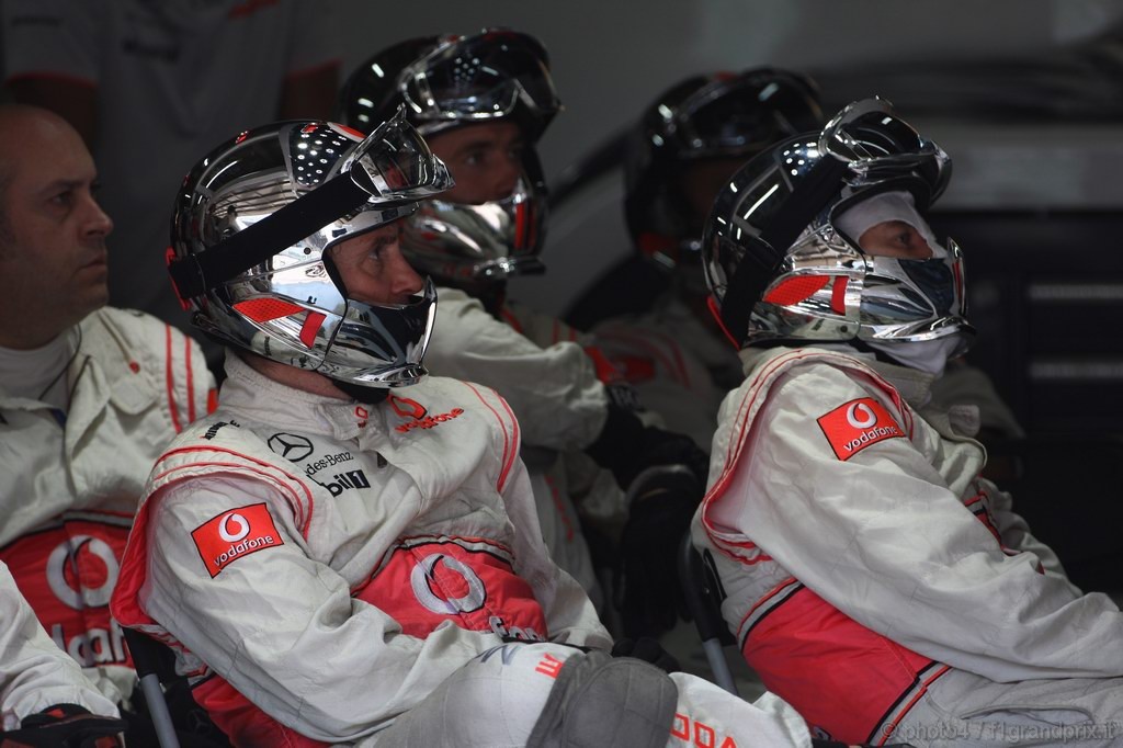 GP Brasile, Gara, Mechanics Mclaren Mercedes