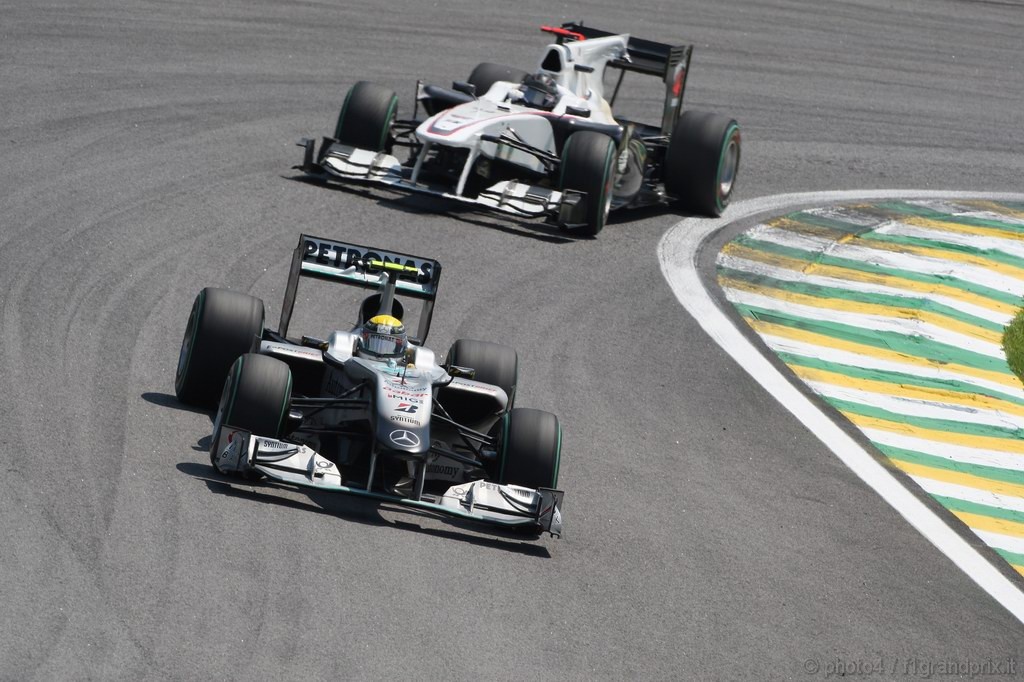GP Brasile, Gara, Nico Rosberg (GER), Mercedes GP F1 Team, MGP W01 