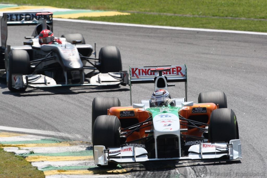 GP Brasile, Gara, Adrian Sutil (GER), Force India F1 Team, VJM03 