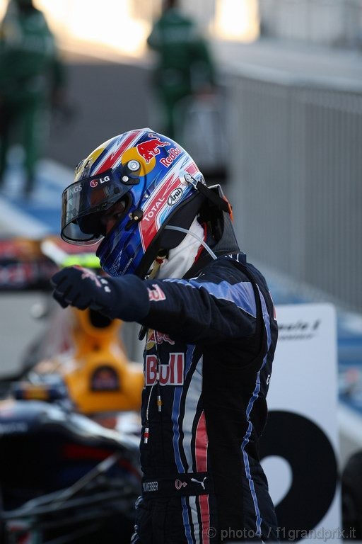 GP Brasile, Gara, Mark Webber (AUS), Red Bull Racing, RB6 secondo 