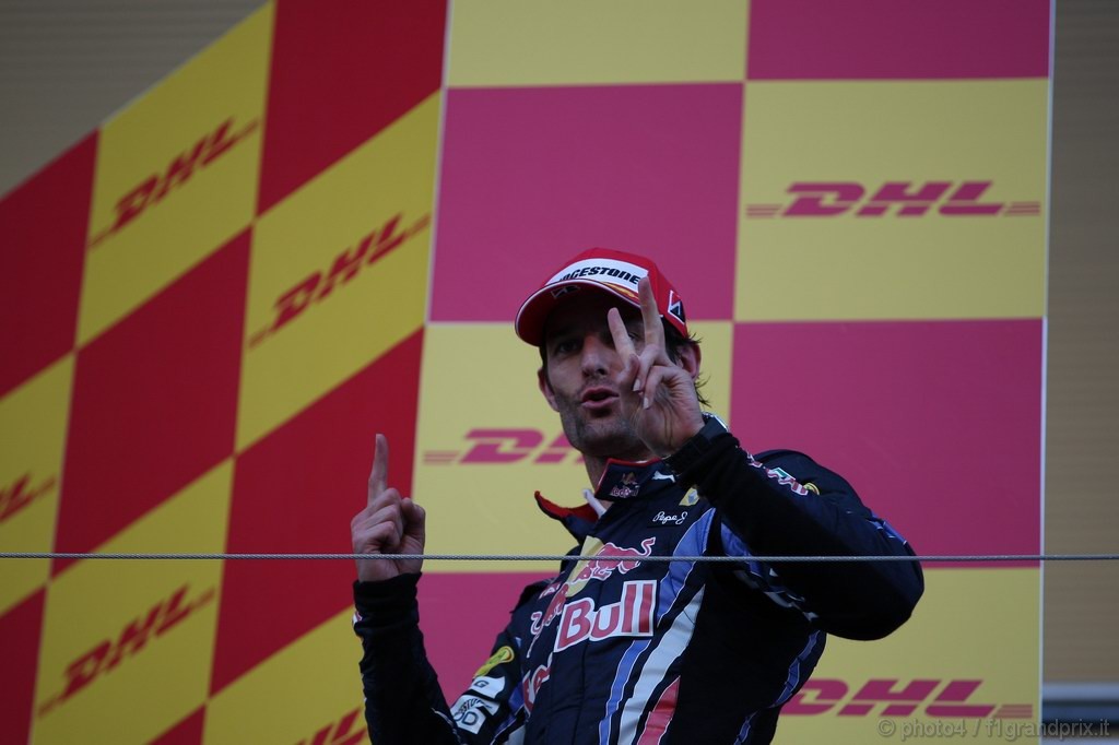 GP Brasile, Gara, Mark Webber (AUS), Red Bull Racing, RB6 secondo 