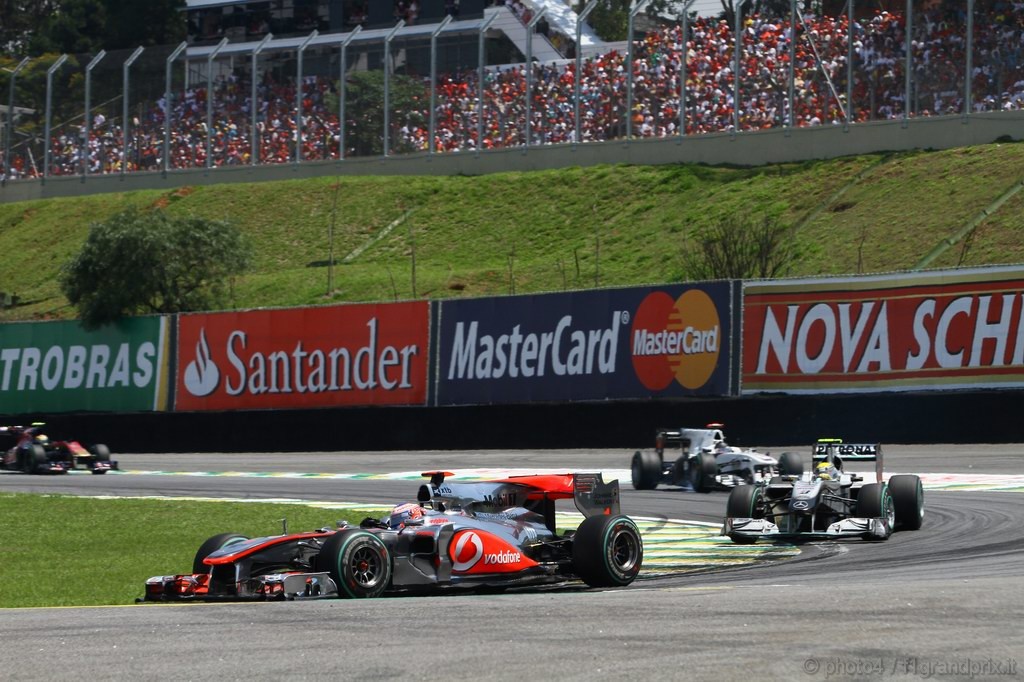 GP Brasile, Gara, Jenson Button (GBR), McLaren  Mercedes, MP4-25 