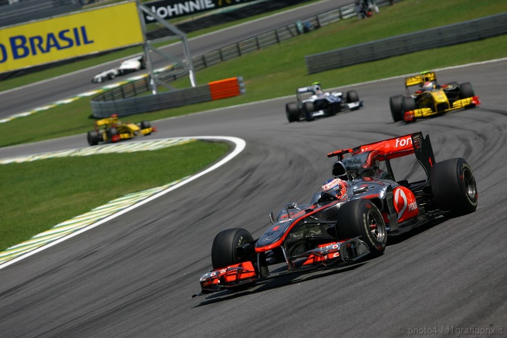 GP Brasile, Gara, Jenson Button (GBR), McLaren  Mercedes, MP4-25 