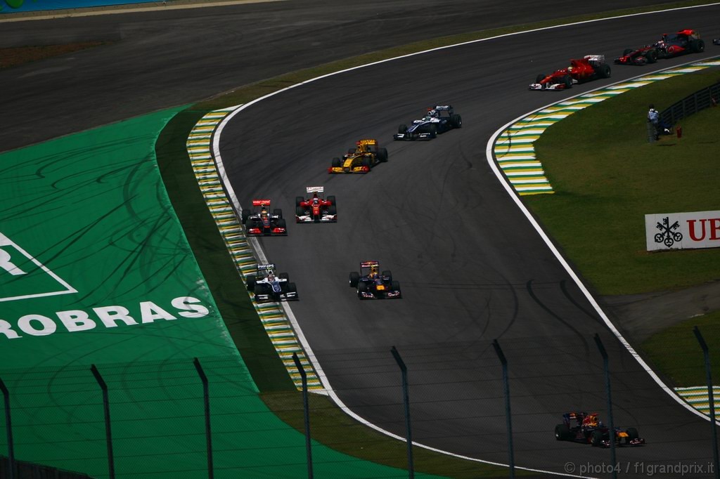GP Brasile, Gara, Sebastian Vettel (GER), Red Bull Racing, RB6 