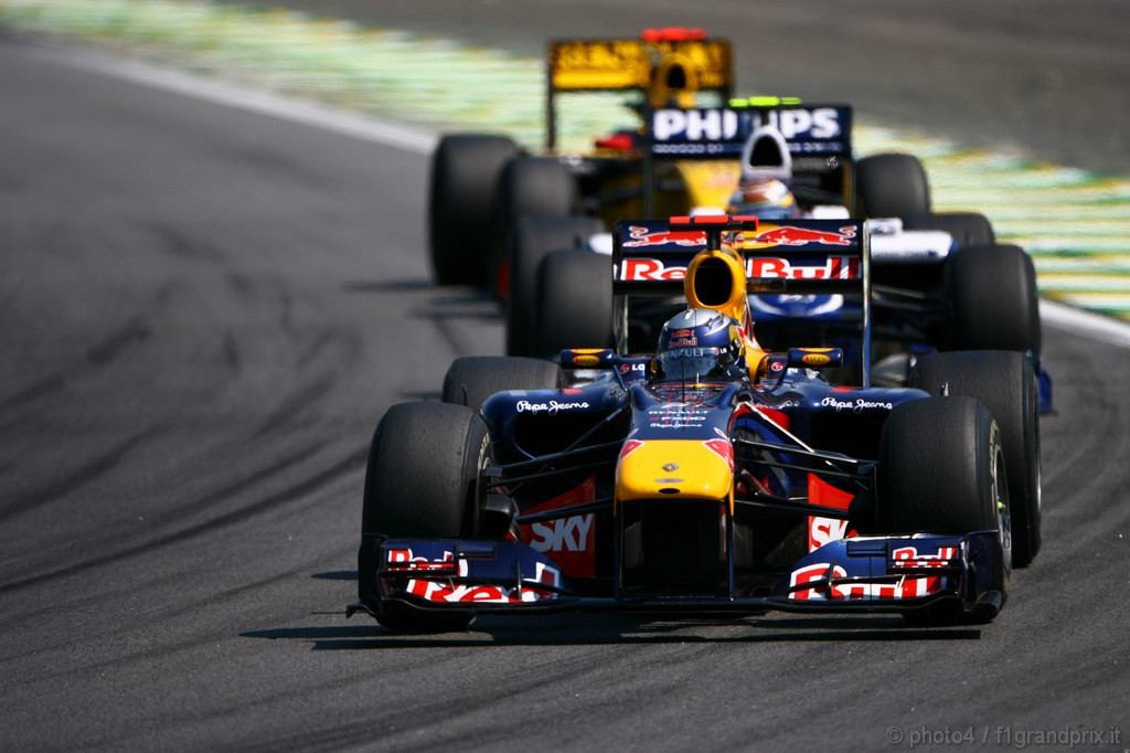 GP Brasile, Gara, Sebastian Vettel (GER), Red Bull Racing, RB6 