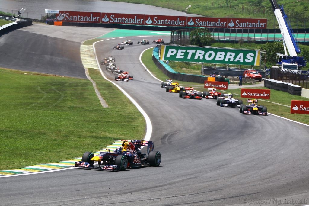 GP Brasile, Gara, Sebastian Vettel (GER), Red Bull Racing, RB6 
