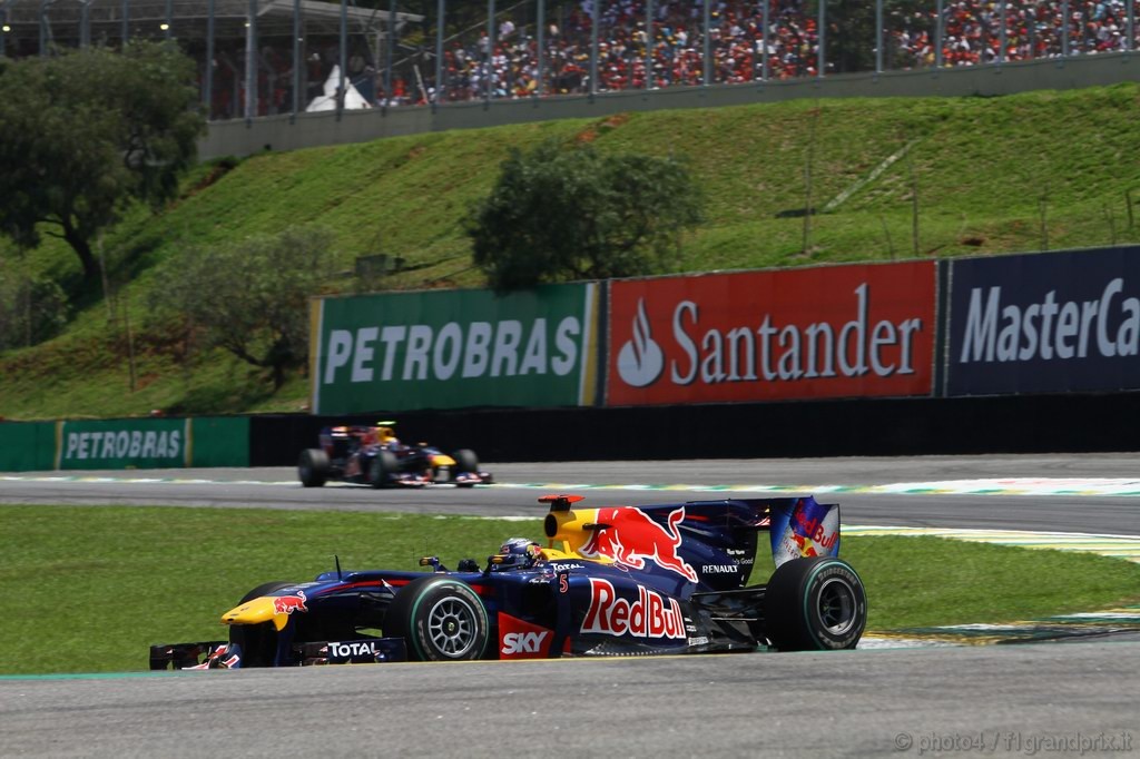 GP Brasile, Gara, Sebastian Vettel (GER), Red Bull Racing, RB6 
