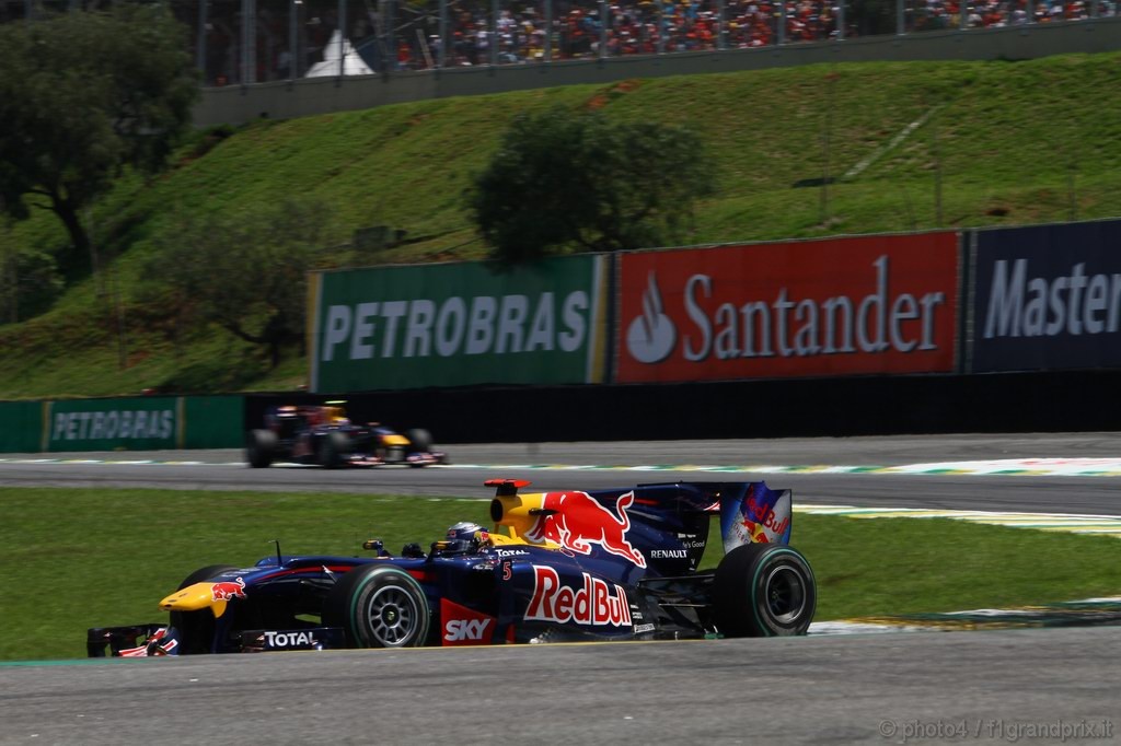 GP Brasile, Gara, Sebastian Vettel (GER), Red Bull Racing, RB6 