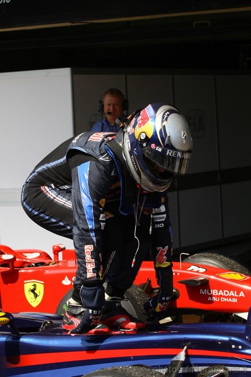 GP Brasile, Gara, Sebastian Vettel (GER), Red Bull Racing, RB6 vincitore 