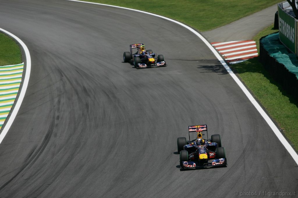 GP Brasile, Gara, Sebastian Vettel (GER), Red Bull Racing, RB6 