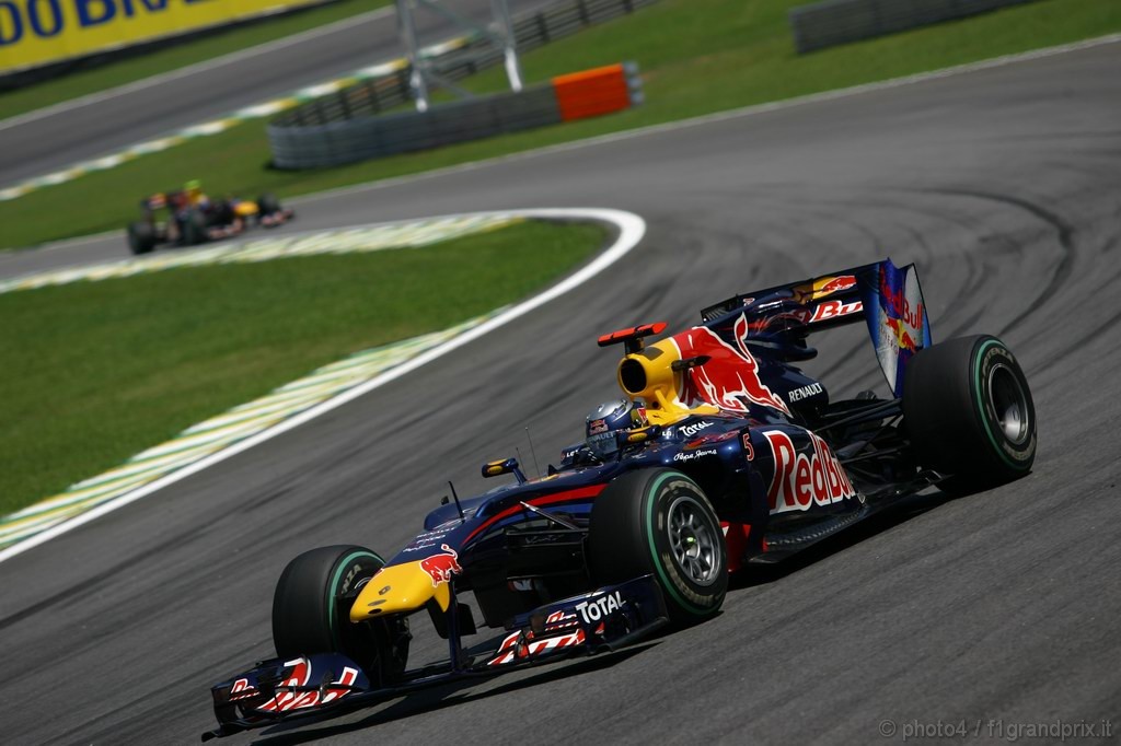 GP Brasile, Gara, Sebastian Vettel (GER), Red Bull Racing, RB6 
