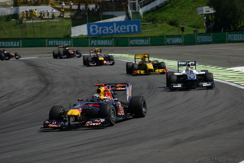 GP Brasile, Gara, Sebastian Vettel (GER), Red Bull Racing, RB6 