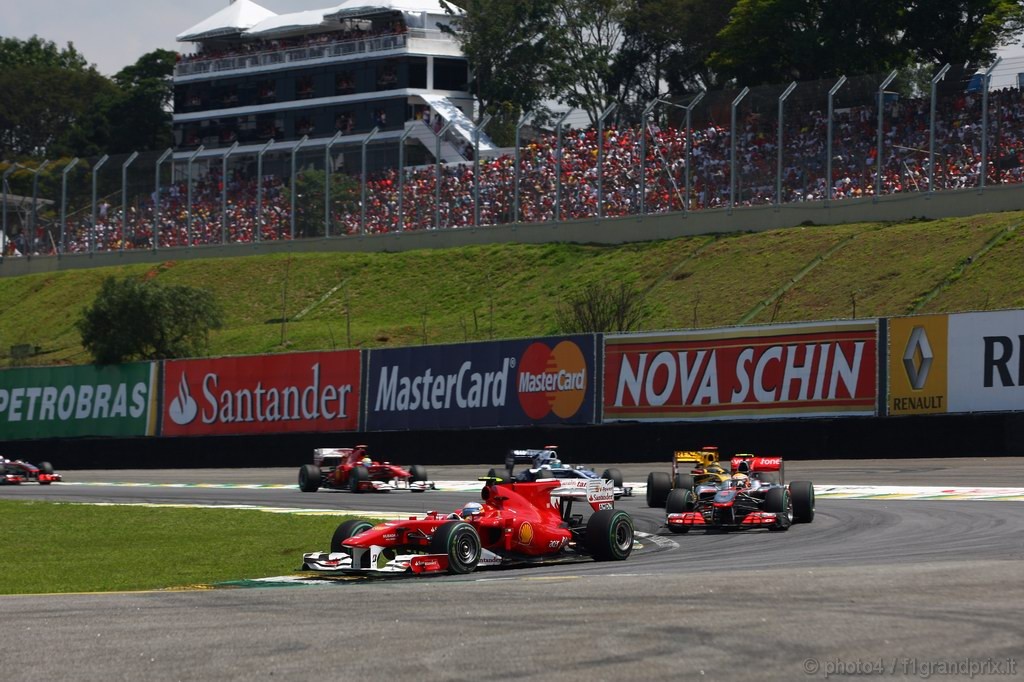 GP Brasile, Gara, Fernando Alonso (ESP), Ferrari, F10 