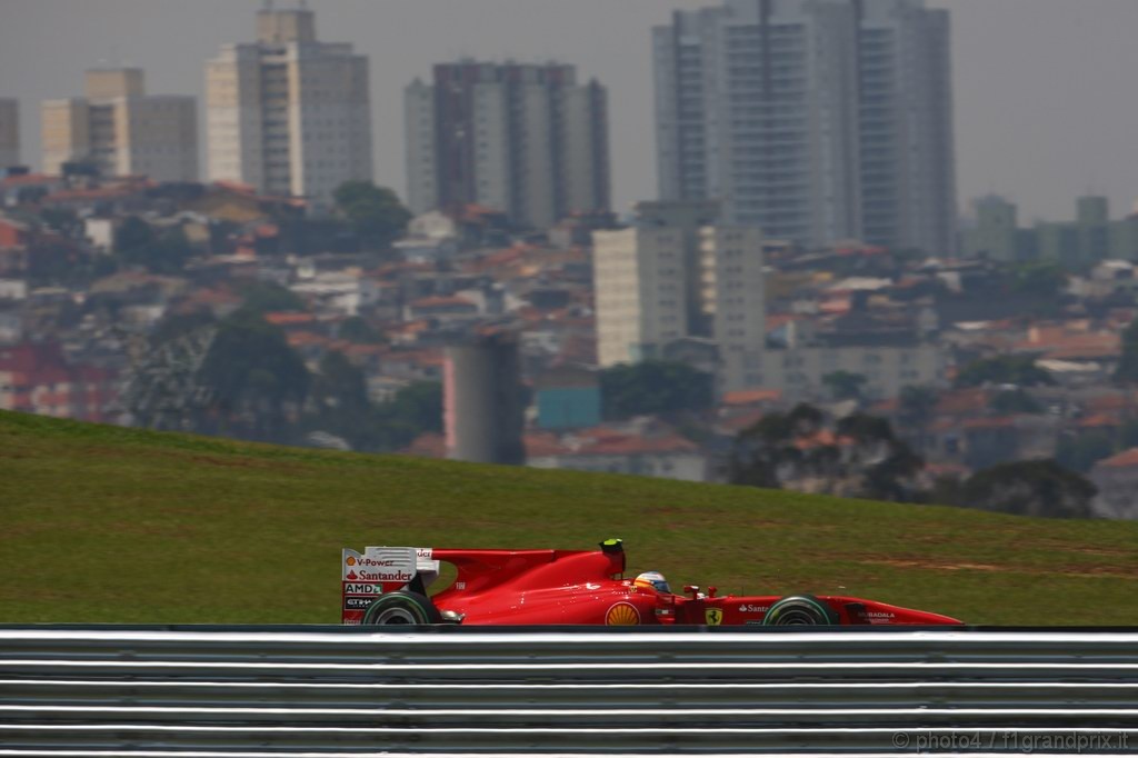 GP Brasile, Gara, Fernando Alonso (ESP), Ferrari, F10 
