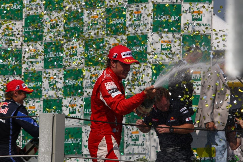 GP Brasile, Gara, Fernando Alonso (ESP), Ferrari, F10 terzo 