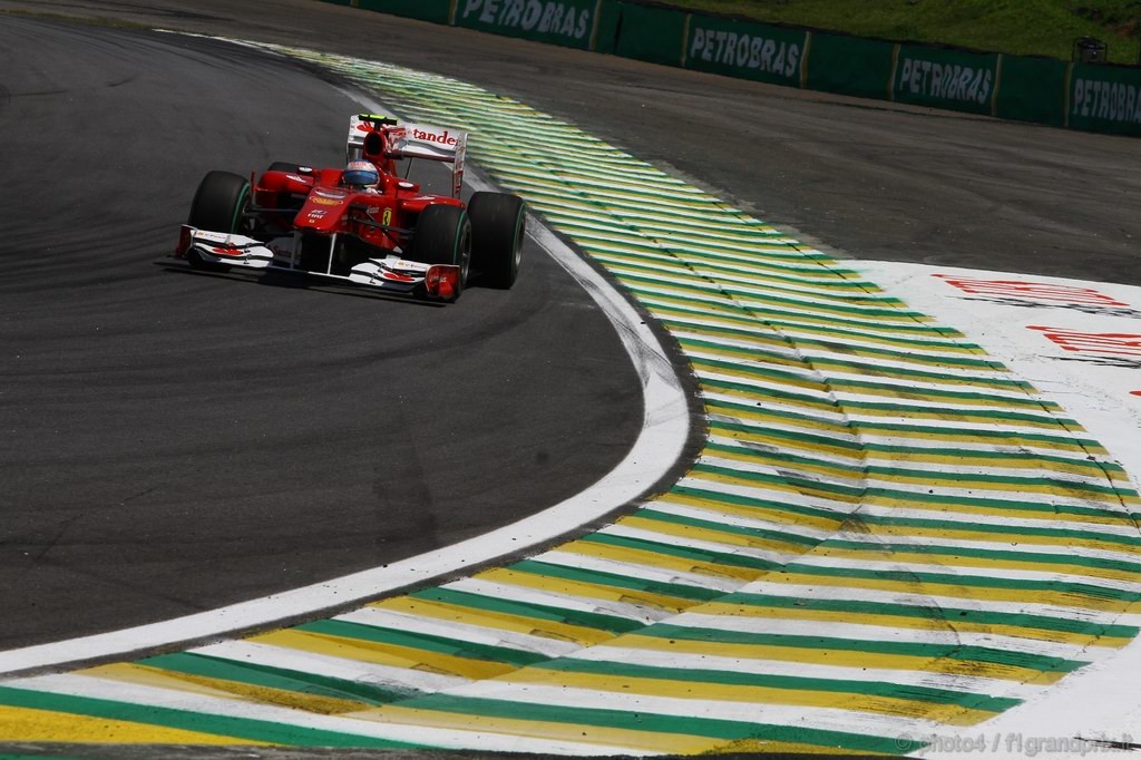GP Brasile, Gara, Fernando Alonso (ESP), Ferrari, F10 