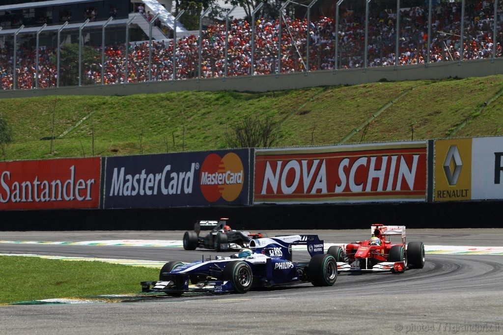 GP Brasile, Gara, Rubens Barrichello (BRA), Williams, FW32 