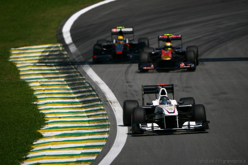 GP Brasile, Gara, Nick Heidfeld (GER), BMW Sauber F1 Team, C29  