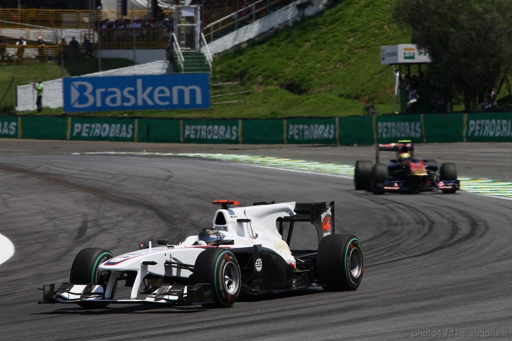 GP Brasile, Gara, Nick Heidfeld (GER), BMW Sauber F1 Team, C29  