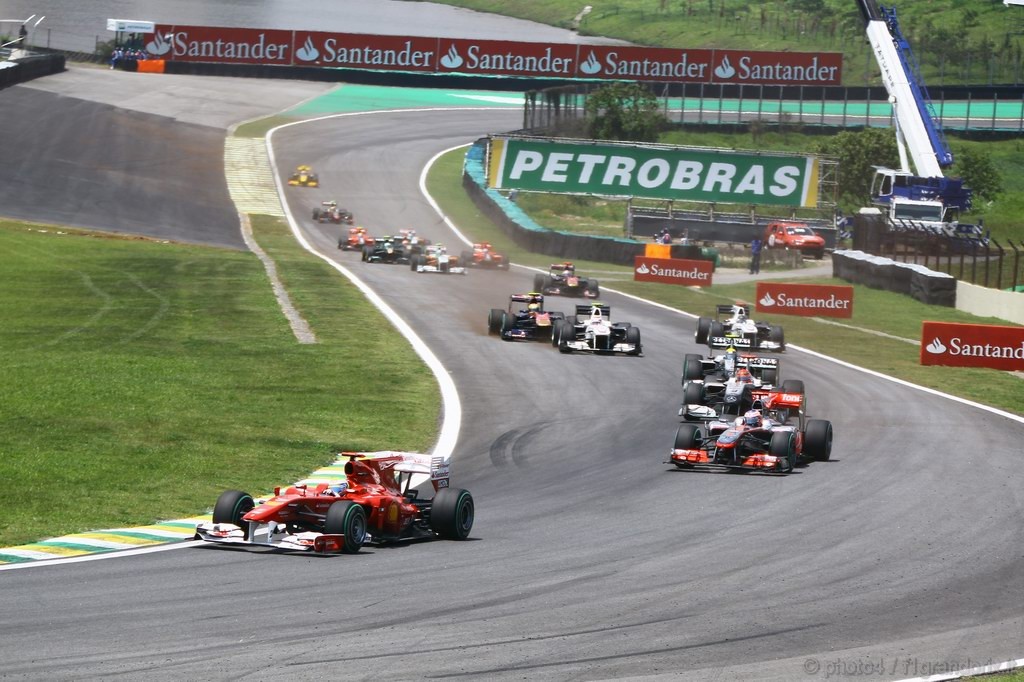 GP Brasile, Gara, Felipe Massa (BRA), Ferrari, F10 