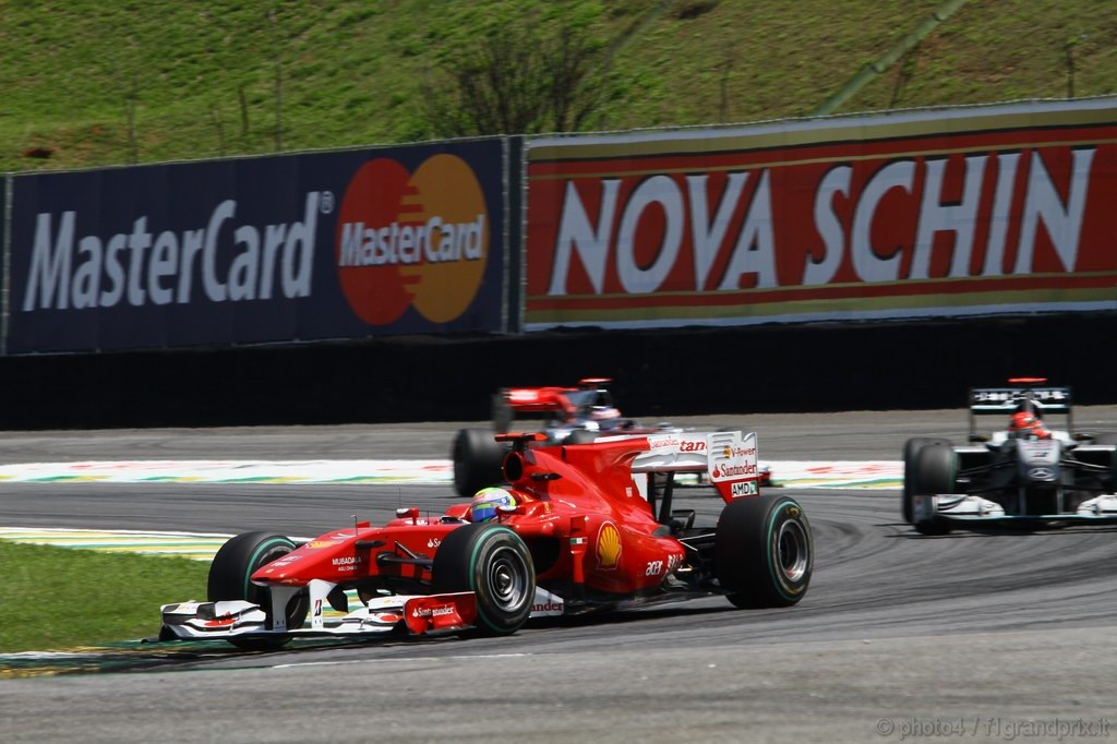 GP Brasile, Gara, Felipe Massa (BRA), Ferrari, F10 