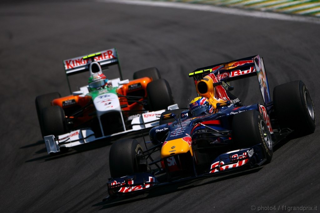 GP Brasile, Gara, Mark Webber (AUS), Red Bull Racing, RB6 