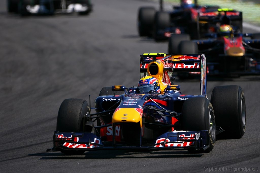GP Brasile, Gara, Mark Webber (AUS), Red Bull Racing, RB6 