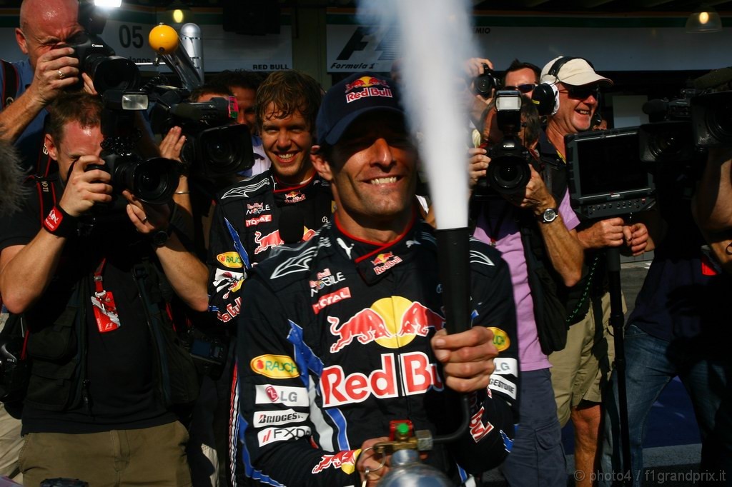 GP Brasile, Gara, Mark Webber (AUS), Red Bull Racing, RB6 secondo 