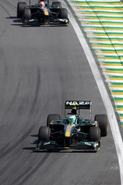 GP Brasile, Brazilian Grand Prix - Domenica
Interlagos, Sao Paulo, Brazil.
7th November 2010.
Heikki Kovalainen, Lotus T127 Cosworth.
World Copyright: Charles Coates/LAT Photographic
ref: Digital Image DX5J6567