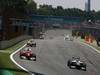 GP Brasile, Gara, Fernando Alonso (ESP), Ferrari, F10 e Nico Hulkenberg (GER), Williams, FW32 