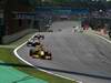 GP Brasile, Gara, Robert Kubica (POL), Renault F1 Team, R30 davanti a Rubens Barrichello (BRA), Williams, FW32 