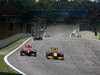 GP Brasile, Gara, Timo Glock (GER), Virgin Racing, VR-01  e Vitaly Petrov (RUS), Renault F1 Team, R30 
