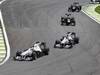 GP Brasile, Gara, Kamui Kobayashi (JAP), BMW Sauber F1 Team, C29 davanti a Nick Heidfeld (GER), BMW Sauber F1 Team, C29  