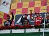 GP Brasile, Gara, Sebastian Vettel (GER), Red Bull Racing, RB6 vincitore, Mark Webber (AUS), Red Bull Racing, RB6 secondo e Fernando Alonso (ESP), Ferrari, F10 terzo 
