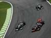 GP Brasile, Gara, Michael Schumacher (GER), Mercedes GP  F1 Team, MGP W01 e Nico Rosberg (GER), Mercedes GP F1 Team, MGP W01 