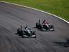 GP Brasile, Gara, Michael Schumacher (GER), Mercedes GP  F1 Team, MGP W01 e Nico Rosberg (GER), Mercedes GP F1 Team, MGP W01 