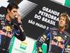 GP Brasile, Gara, Sebastian Vettel (GER), Red Bull Racing, RB6 vincitore e Mark Webber (AUS), Red Bull Racing, RB6 secondo 